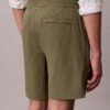Raka seersucker-shorts med resår, 18 cm Raka seersucker-shorts med resår, 18 cm