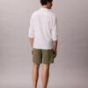Raka seersucker-shorts med resår, 18 cm Raka seersucker-shorts med resår, 18 cm