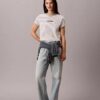 Randig T-shirt med CK-logotyp Randig T-shirt med CK-logotyp