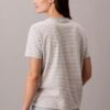 Randig T-shirt med CK-logotyp Randig T-shirt med CK-logotyp