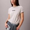 Randig T-shirt med CK-logotyp Randig T-shirt med CK-logotyp