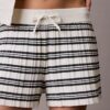 Randiga ribbstickade shorts Randiga ribbstickade shorts