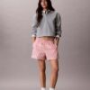 Randiga shorts i bomullspoplin Randiga shorts i bomullspoplin