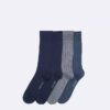 Ribbade logostrumpor i 4-pack Ribbade logostrumpor i 4-pack