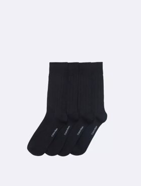 Ribbade logostrumpor i 4-pack