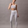 Ribbade sportleggings Ribbade sportleggings