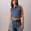Ärmlös väst i Denim Ärmlös väst i Denim