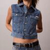 Ärmlös väst i Denim Ärmlös väst i Denim