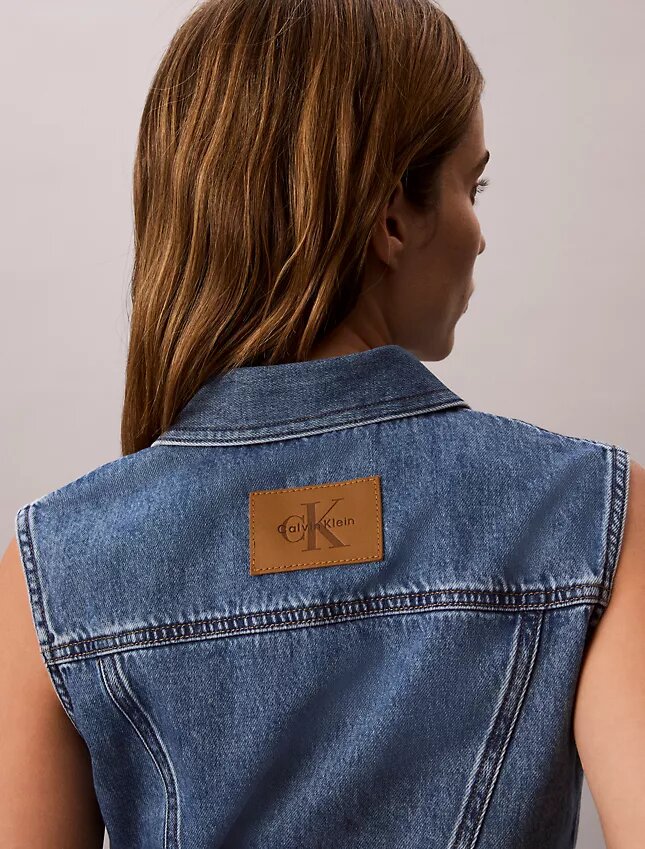 Ärmlös väst i Denim Ärmlös väst i Denim