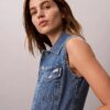Ärmlös väst i Denim Ärmlös väst i Denim