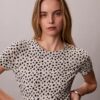 Rynkad slim fit-T-shirt Rynkad slim fit-T-shirt