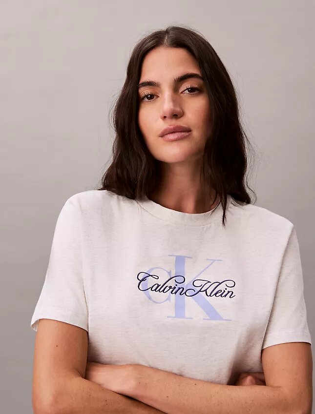 Script Monologo-grafik, klassisk T-shirt Script Monologo-grafik, klassisk T-shirt