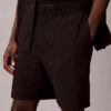 Seersucker-shorts med dragkedja Seersucker-shorts med dragkedja