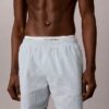 Seersucker-sovshorts