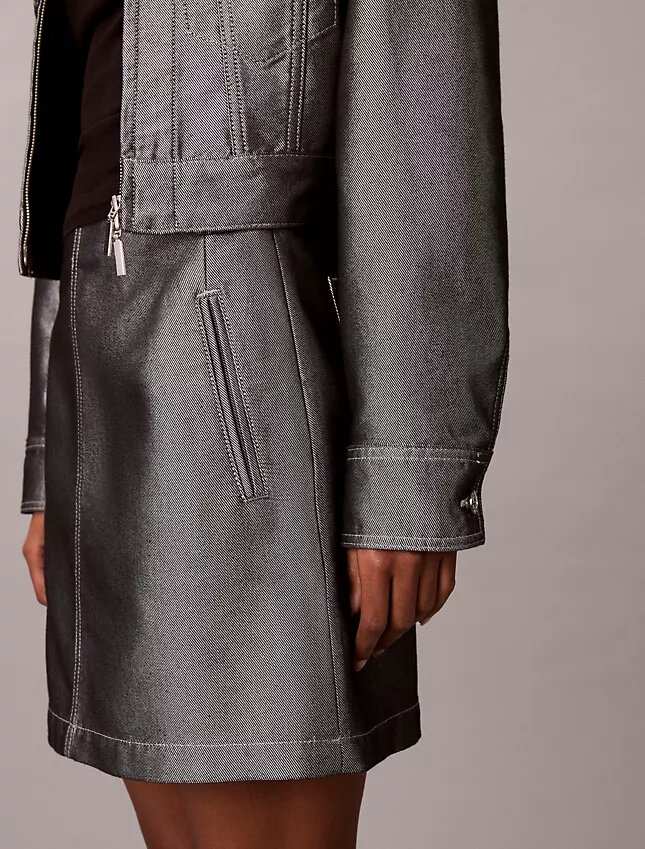 Shine Denim A-linjeformad kjol Shine Denim A-linjeformad kjol