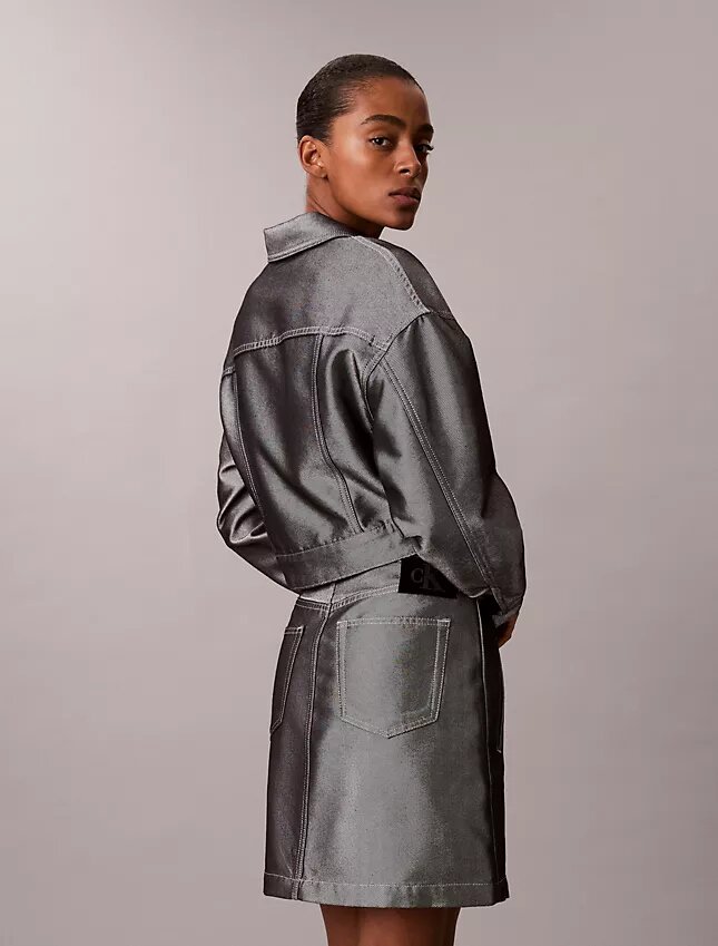 Shine Denim A-linjeformad kjol Shine Denim A-linjeformad kjol