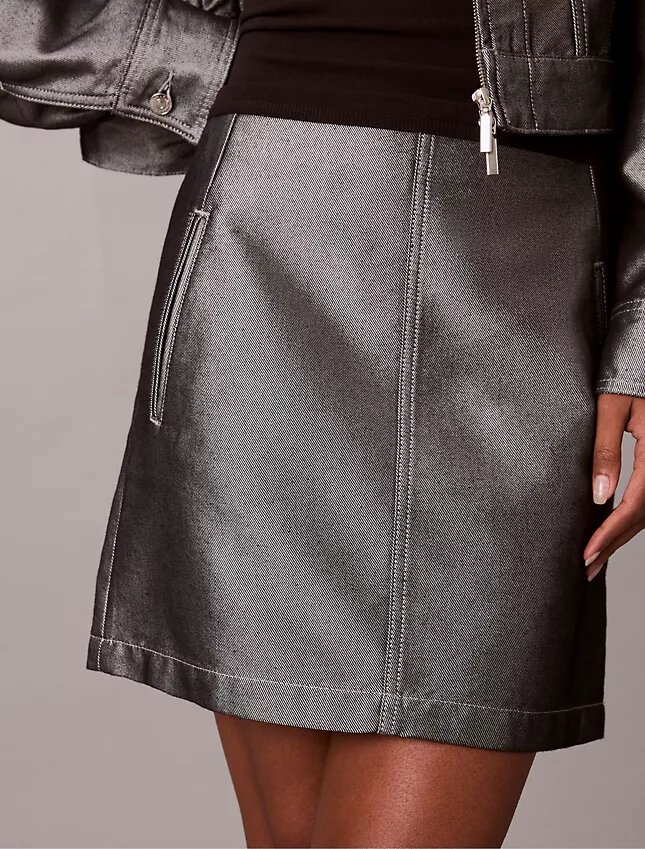 Shine Denim A-linjeformad kjol Shine Denim A-linjeformad kjol
