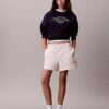 Shorts i bomullspoplin