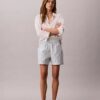 Shorts i bomullspoplin med tryck Shorts i bomullspoplin med tryck