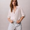 Shorts i bomullspoplin med tryck Shorts i bomullspoplin med tryck