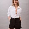 Shorts i bomullssatin Shorts i bomullssatin