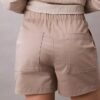 Shorts i bomullssatin Shorts i bomullssatin