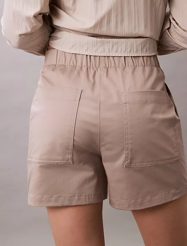Shorts i bomullssatin Shorts i bomullssatin