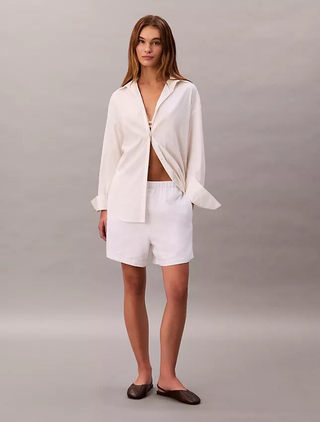Shorts i linne och bomull Shorts i linne och bomull