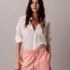 Shorts i linne och bomull Shorts i linne och bomull