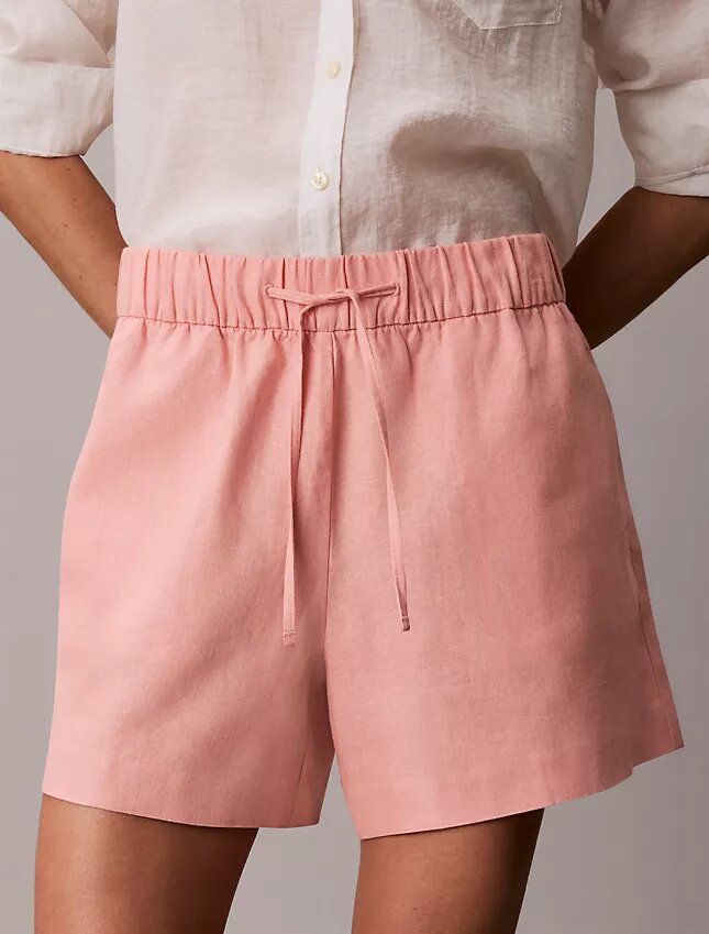 Shorts i linne och bomull Shorts i linne och bomull