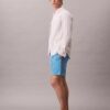 Shorts i linne och bomull