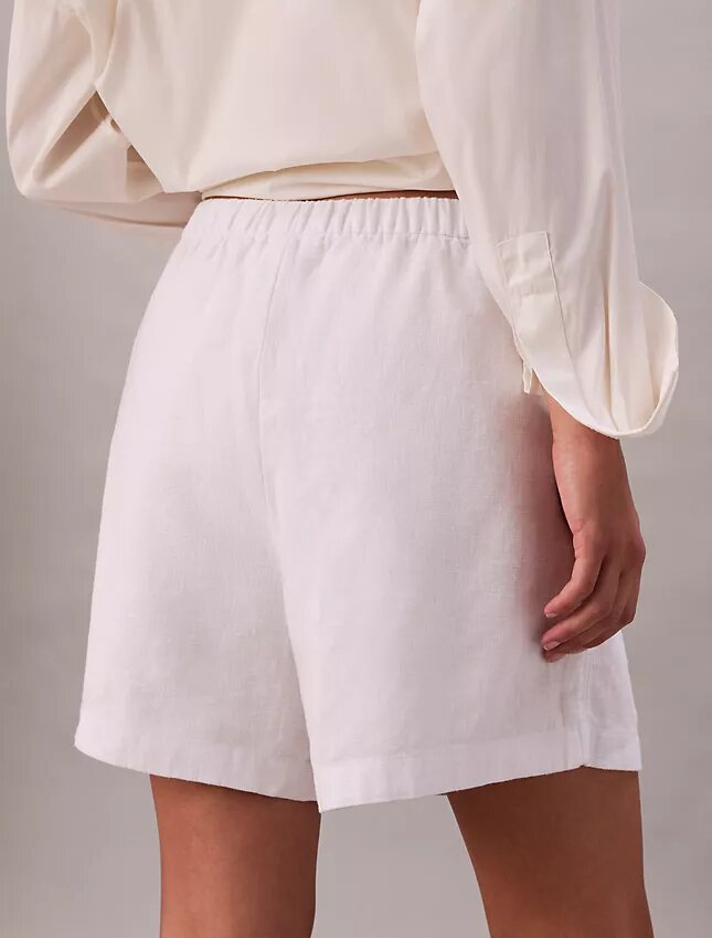 Shorts i linne och bomull Shorts i linne och bomull