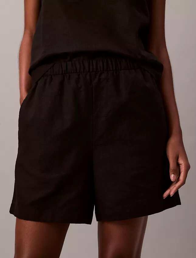 Shorts i linne och bomull Shorts i linne och bomull