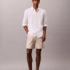 Shorts i linneblandning med ränder Shorts i linneblandning med ränder