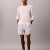 Shorts i linneblandning med ränder Shorts i linneblandning med ränder