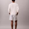 Shorts i linneblandning med ränder Shorts i linneblandning med ränder