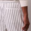 Shorts i linneblandning med ränder Shorts i linneblandning med ränder