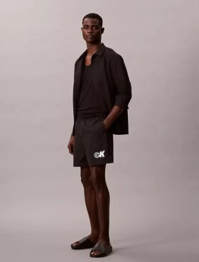 Shorts med Monogram-tryck