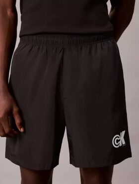 Shorts med Monogram-tryck