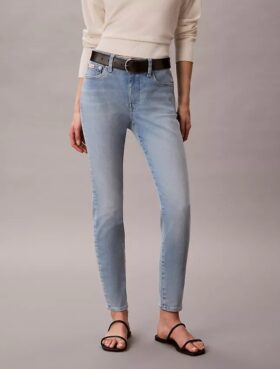 Skinny jeans med medelhög midja Skinny jeans med medelhög midja