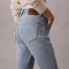 Skinny jeans med medelhög midja