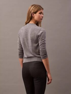 Skinnybyxor i ponte med hundtandsmönster Skinnybyxor i ponte med hundtandsmönster