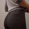Skinnybyxor i ponte med hundtandsmönster Skinnybyxor i ponte med hundtandsmönster