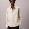 Skjorta i Cotton Stretch-poplin med ränder och knappar Skjorta i Cotton Stretch-poplin med ränder och knappar