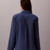 Skjorta med knappar och broderie anglaise Skjorta med knappar och broderie anglaise