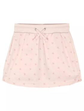 Skort med monogram över hela ytan för flickor