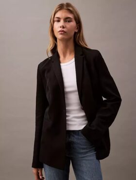 Skräddarsydd blazer i rayon Skräddarsydd blazer i rayon