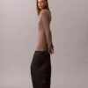 Skräddarsydd, slim fit-tunika i stickat Skräddarsydd, slim fit-tunika i stickat