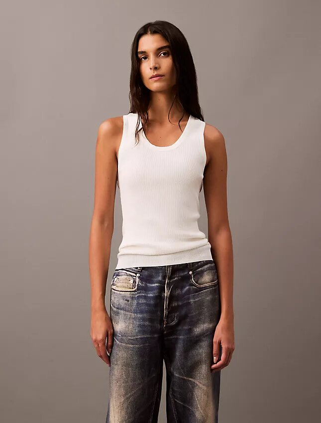 Skräddarsydda byxor med denimtryck Skräddarsydda byxor med denimtryck