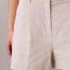 Skräddarsydda shorts i linneblandning Skräddarsydda shorts i linneblandning